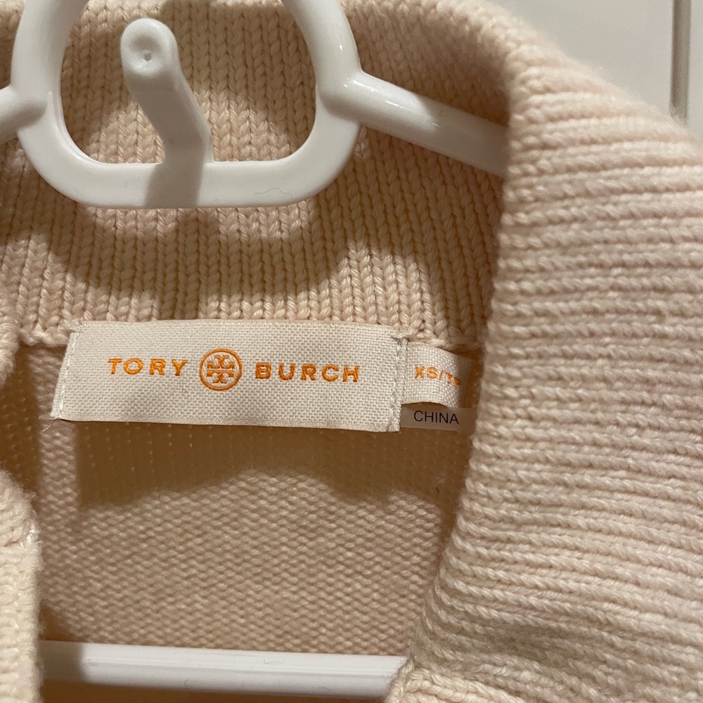 Tory Burch Cream Knit Cardigan - Picture 4 of 5